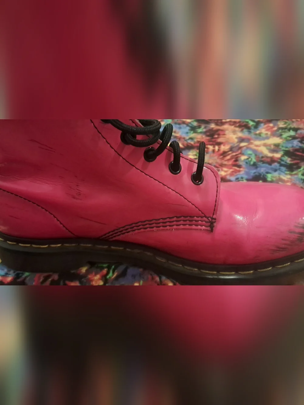 Dr. Martens Vibrant Pink Boots - Picture 4 of 12